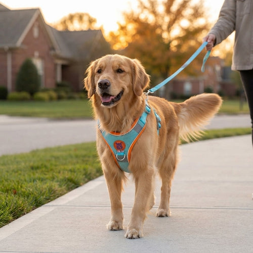 PAWMIND™ NO-PULL REFLECTIVE DOG HARNESS &amp; LEASH SET